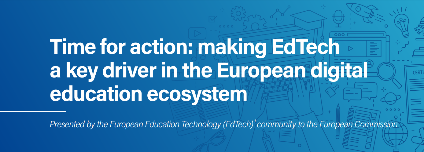 Making EdTech a key driver in the European digital education ecosystem