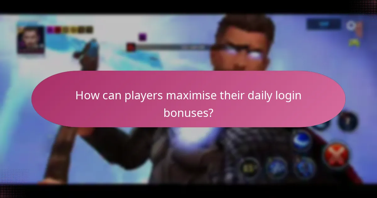 What types of rewards are included in daily login bonuses?