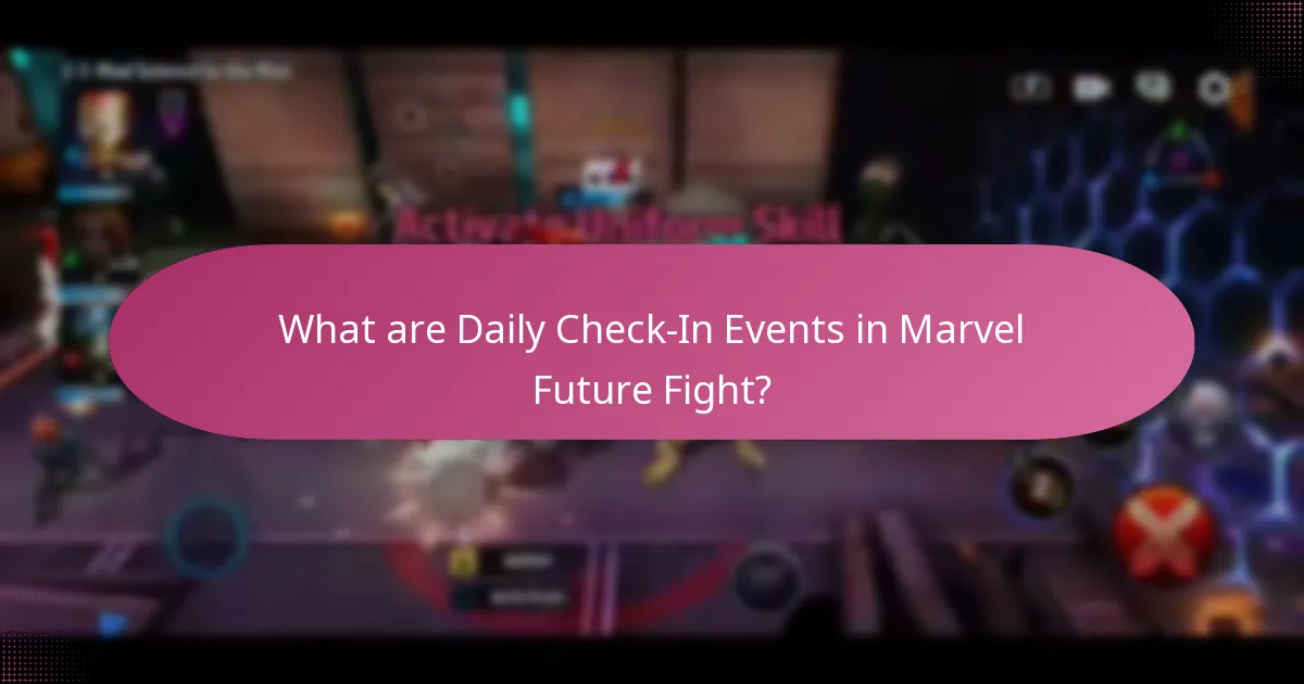 Which unique items are featured in Daily Check-In Events?