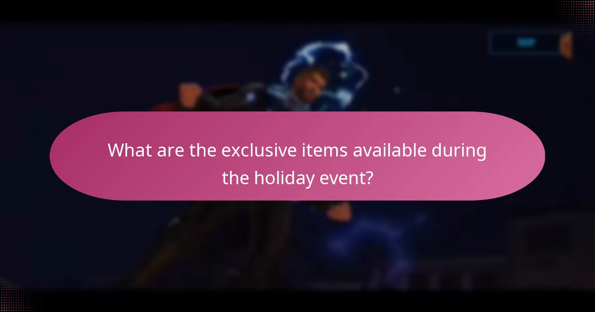 When does the holiday event take place?