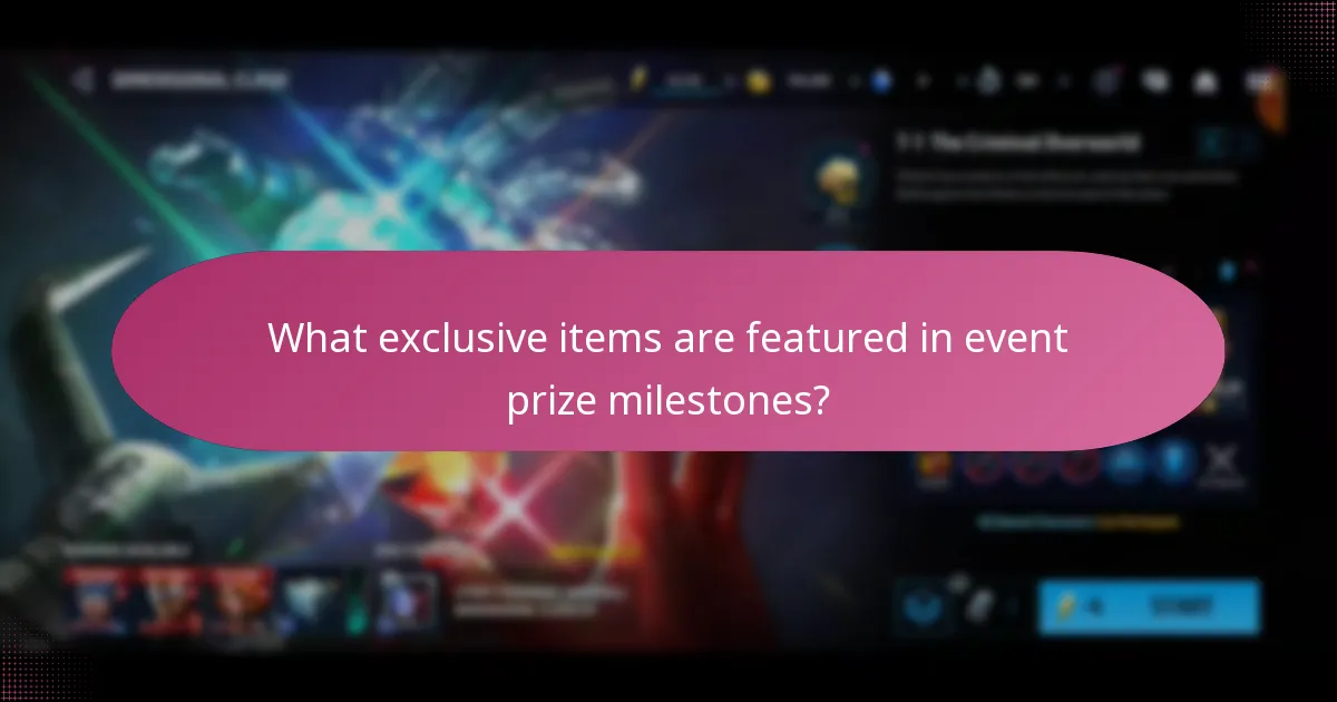 How do event prize milestones impact player progression?